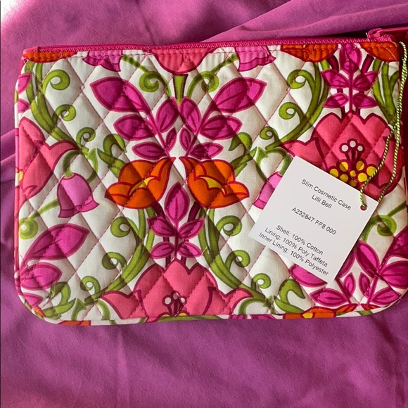 Vera Bradley Handbags - NWT Vera Bradley slim cosmetic case.